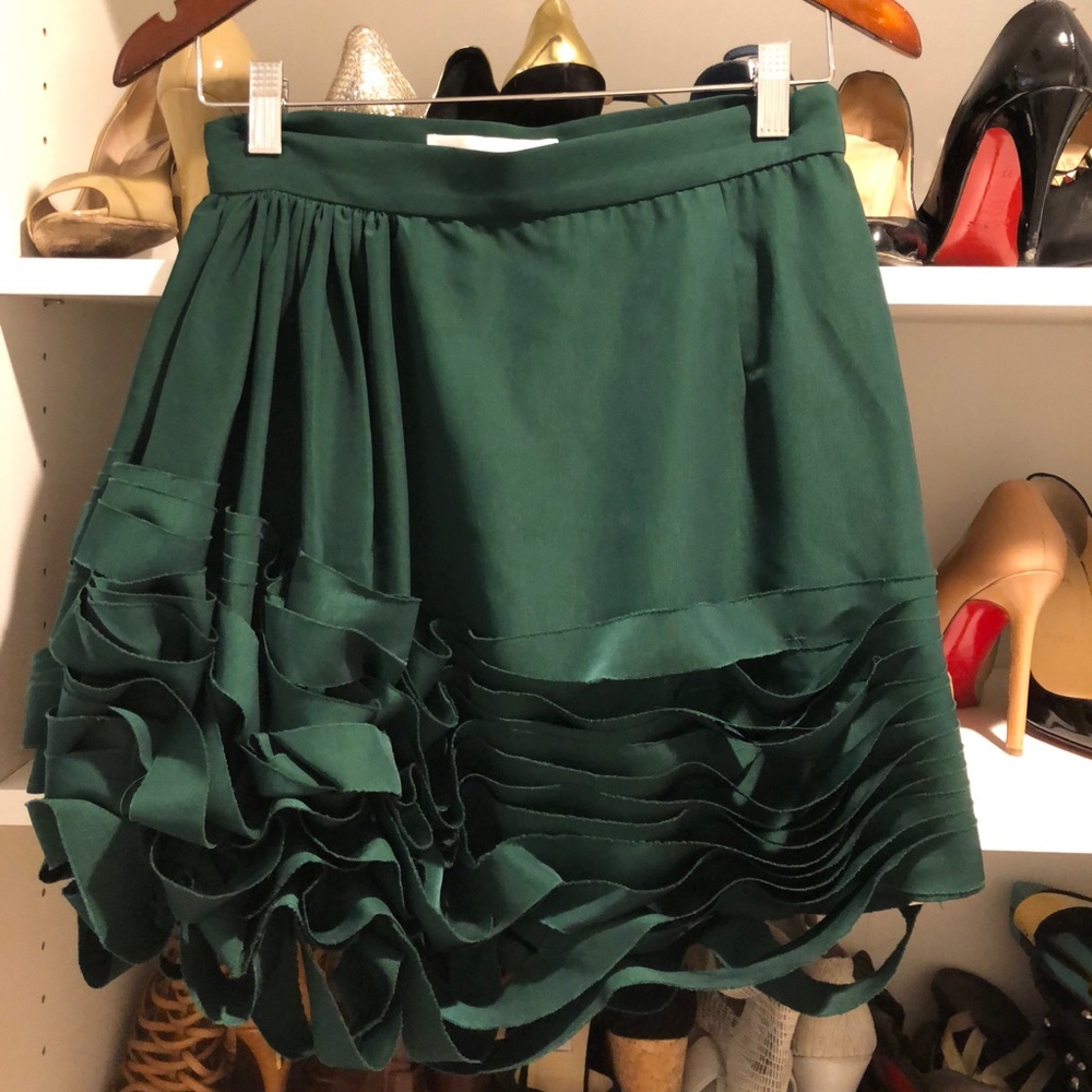 Nuj Novakhett ruffle detail skirt